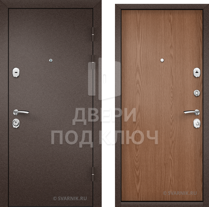 Стальная входная дверь с видеоглазком ДПК-13169