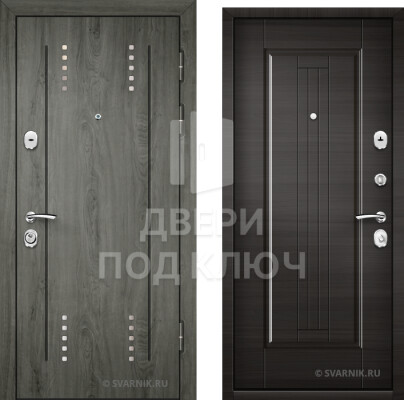 Входная готовая металлическая дверь в частный дом ДПК-2752