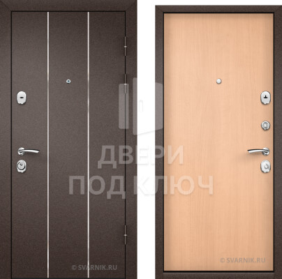 Готовая металлическая входная дверь ДПК-2878