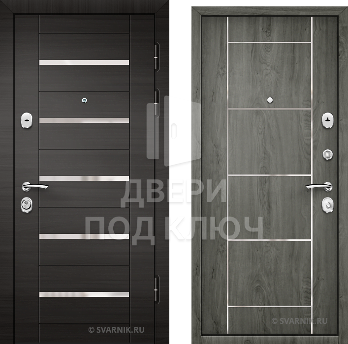 Внутренняя металлическая дверь в дом ДПК-1594