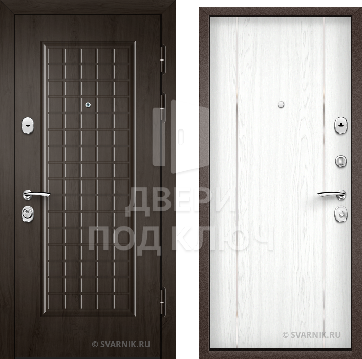 Утепленная входная дверь для дома ДПК-9750