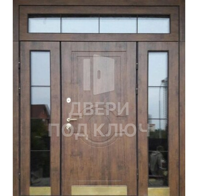 Стальная дверь с фрамугой ДПК-12632